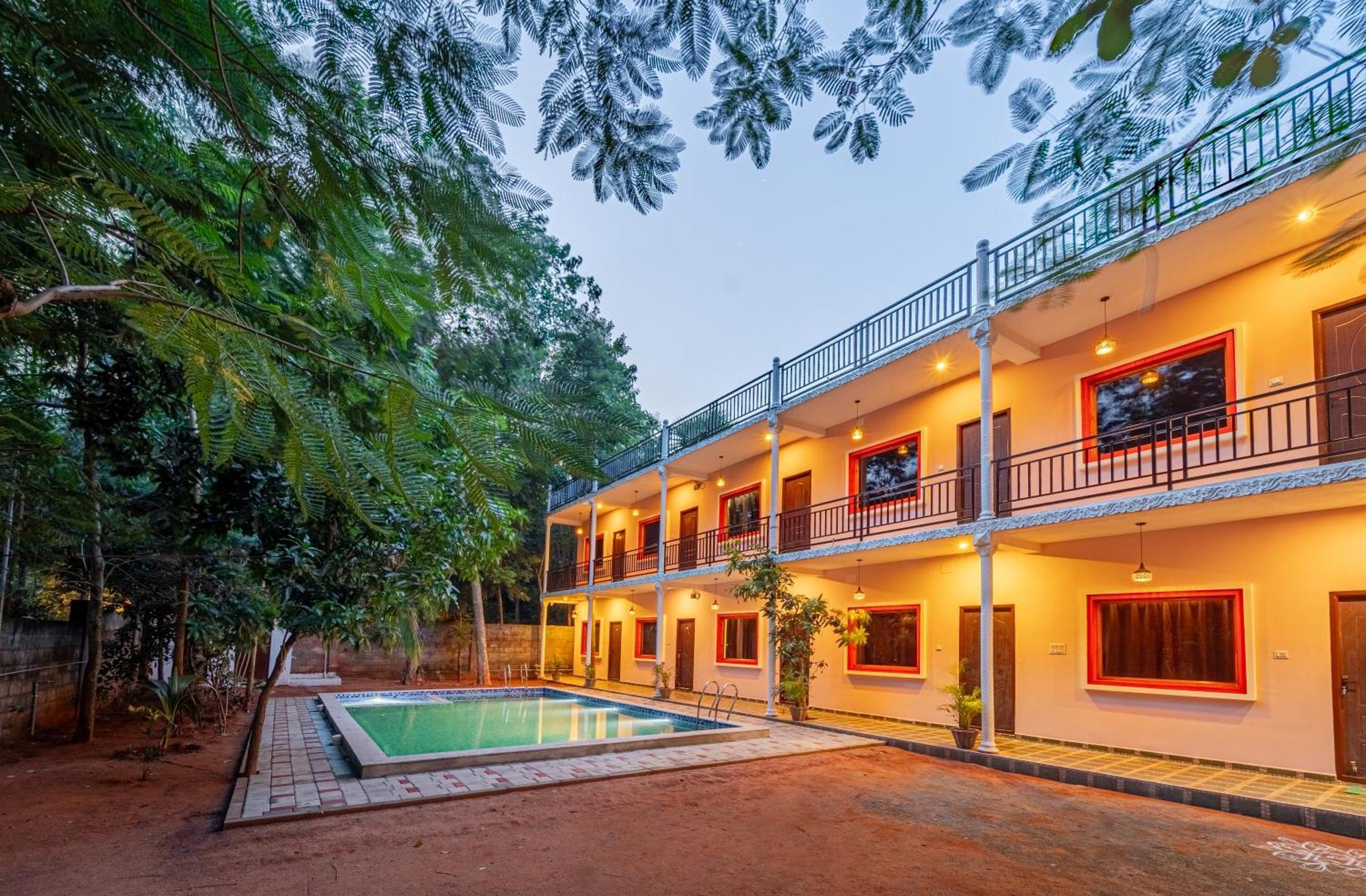 Hotel De Jardin Pondicherry With Swimming Pool 外观 照片